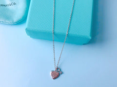 HEART AND KEY SILVER NECKLACE