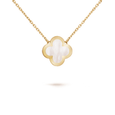 PURE CLOVER PINK GOLD MOP NECKLACE