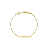 ICE CUBE 10 ELEMENTS GOLD BRACELET