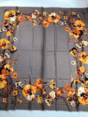 GUCCI 25S SCARF 140 IN CASHMERE 740372