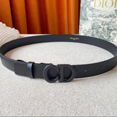 DIOR 25S BELT 30 MM IN BLACK CALFSKIN 594062