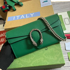 DIONYSUS SMALL 25 BAG IN EMERALD GREEN CALFSKIN