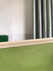 SAINT LOUIS PM 40 IN GREY MIX GREEN GOYARDINE CANVAS AND CALFSKIN