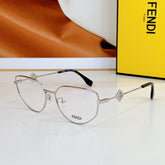 TRAVEL GEOMETRIC FRAME SUNGLASSES FE40152U IN METAL