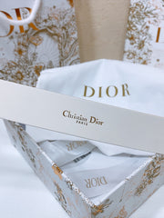 DIOR 25S BELT 30 MM IN WHITE CALFSKIN 586582
