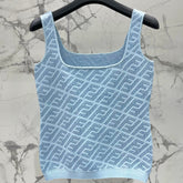 FEND 25S JACQUARD KNIT VEST 264229