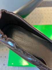 BOTTEGA VENETA 26S HIGH HEELS 40 MM IN DARK BROWN CALFSKIN