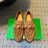 BOTTEGA VENETA 26S LOAFERS IN BROWN SUEDE