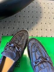 BOTTEGA VENETA 26S LOAFERS IN CHOCOLATE BROWN LAMBSKIN