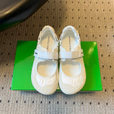 BOTTEGA VENETA 26S MARY JANE SNEAKER IN WHITE SUEDE AND FABRIC