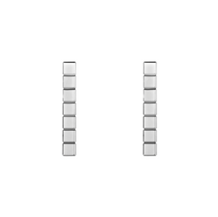 ICE CUBE SILVER EARRINGS