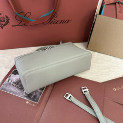 LP Extra Pocket L19 Grained Calfskin Light Blue Belle