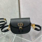 MINI DIOR BOBBY BAG 18 CM IN BLACK CALFSKIN