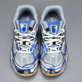 BV SNEAKERS IN SILVER AND BLUE MESH