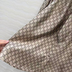 GG SHIRT IN BEIGE MIX BROWN