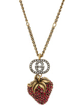 GG RED DIAMOND STRAWBERRY NECKLACE
