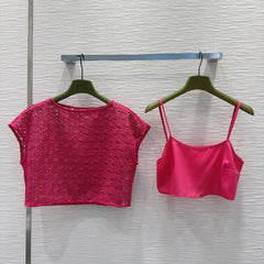 GUCCI TOP AND SKIRT SET STYLE 111