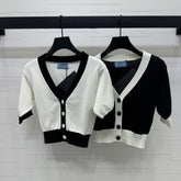 PRADA SHORT-SLEEVE KNIT TOP 269463