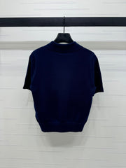 BURBERRY SHORT-SLEEVE KNITTED POLO SHIRT 274845