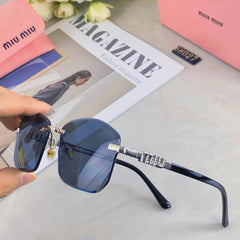 RUNWAY SQUARE SUNGLASSES 503005 IN METAL