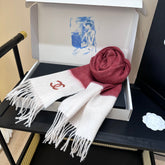 CHANEL 25S SCARF 180 IN CASHMERE 989816