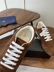 PRADA 25S SNEAKER IN BROWN SUEDE STYLE 12
