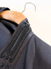 HERMES 25S SEQUIN-EMBROIDERED KNIT CAPE 319