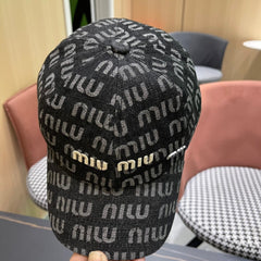 MM BASEBALL CAP IN DARK SLATE GRAY DENIM