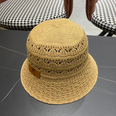 BUCKET HAT MODEL 651869 IN DARK BEIGE CROCHET
