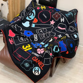 CHANEL 25S SCARF 135 CM IN CASHMERE SILK 943654