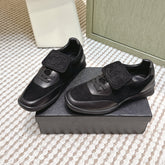 CHANEL 25S SNEAKERS 35MM IN BLACK SUEDE WITH VELCRO STRAPS