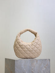 YSL 25S ICARINO 17 IN BEIGE QUILTED CALFSKIN GOLD HARDWRE