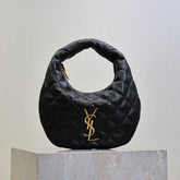 YSL 25S ICARE BABY 17 IN BLACK QUILTED CALFSKIN GOLD HARDWRE