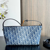 TRAVEL NOMAD POUCH 22 IN BLUE MONOGRAM OBLIQUE JACQUARD