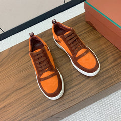 LP NEWPORT WALK SNEAKERS ORANGE SUEDE