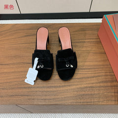 LP HIGH HEELS 25S IN BLACK SUEDE