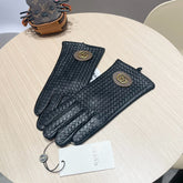 COUPLE GLOVES IN BLACK LAMBSKIN 439093