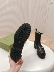 GG MARTIN HORSEBIT BOOTS IN BLACK IMPORTED CALFSKIN