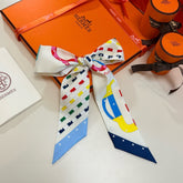 HERMES 25S SCARF TWILLY 86 IN SILK 987340