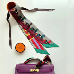 HERMES 25S TWILLY 86 IN SILK 989353