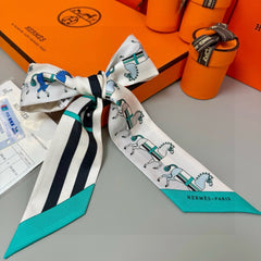 HERMES 25S TWILLY 86 IN SILK 989356