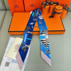 HERMES 25S NECKERCHIEF 86 IN SILK 991544