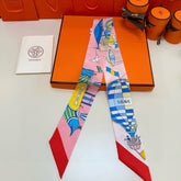 HERMES 25S NECKERCHIEF 86 IN SILK 991548