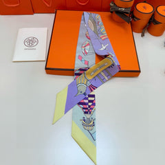 HERMES 25S NECKERCHIEF 86 IN SILK 991549