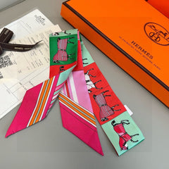 HERMES 25S NECKERCHIEF 86 IN SILK 991551