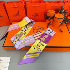 HERMES 25S NECKERCHIEF 86 IN SILK 991552