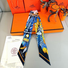 HERMES 25S NECKERCHIEF 86 IN SILK 991554