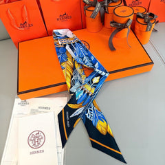 HERMES 25S NECKERCHIEF 86 IN SILK 991554