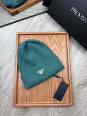 BEANIE HAT IN TEAL GREEN WOOL 332392