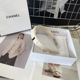 HEADBAND EMBELLISHED FLOWER AND PEARL IN IVORY WHITE SILK 194316